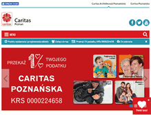 Tablet Screenshot of caritaspoznan.pl